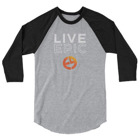 LIVE EPIC 3/4 sleeve raglan shirt